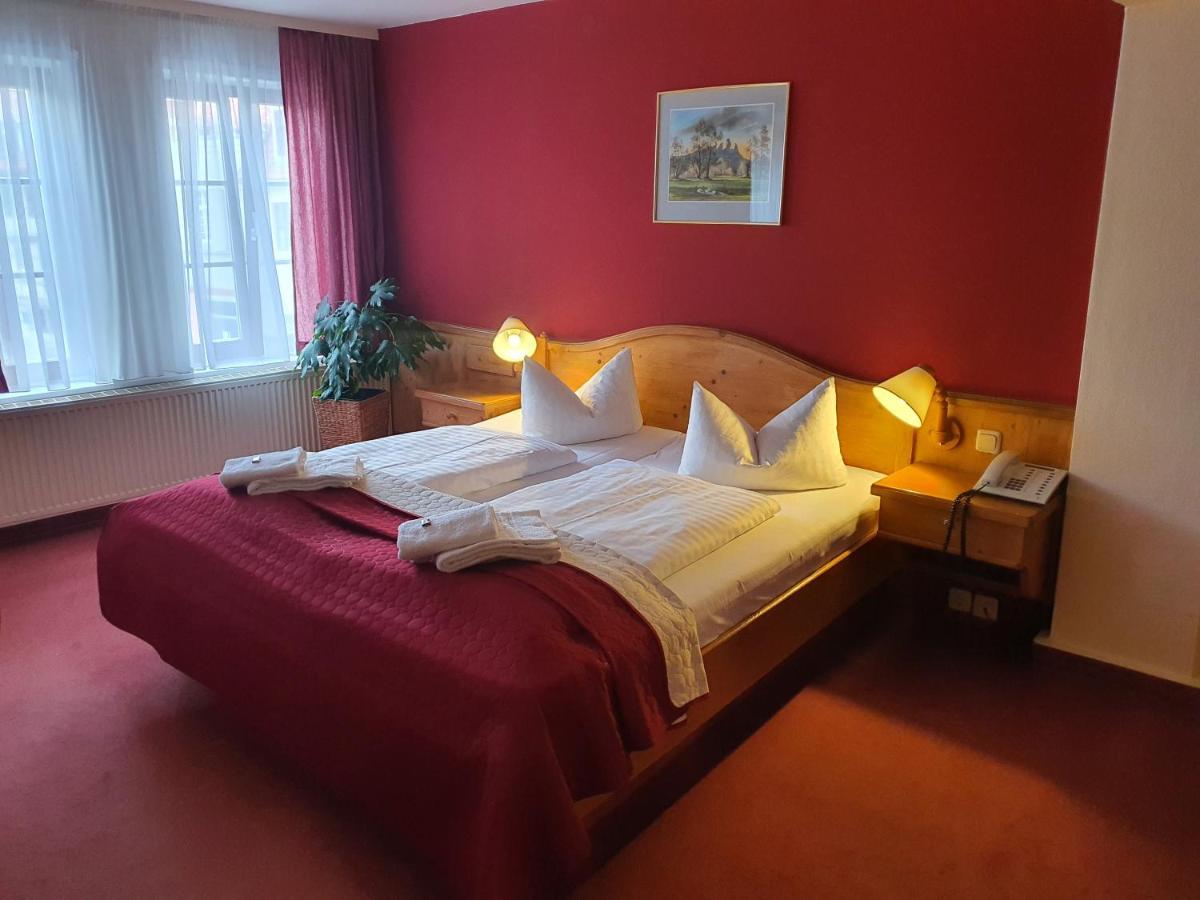 Hotel Zur Goldenen Sonne Quedlinburg Exteriér fotografie