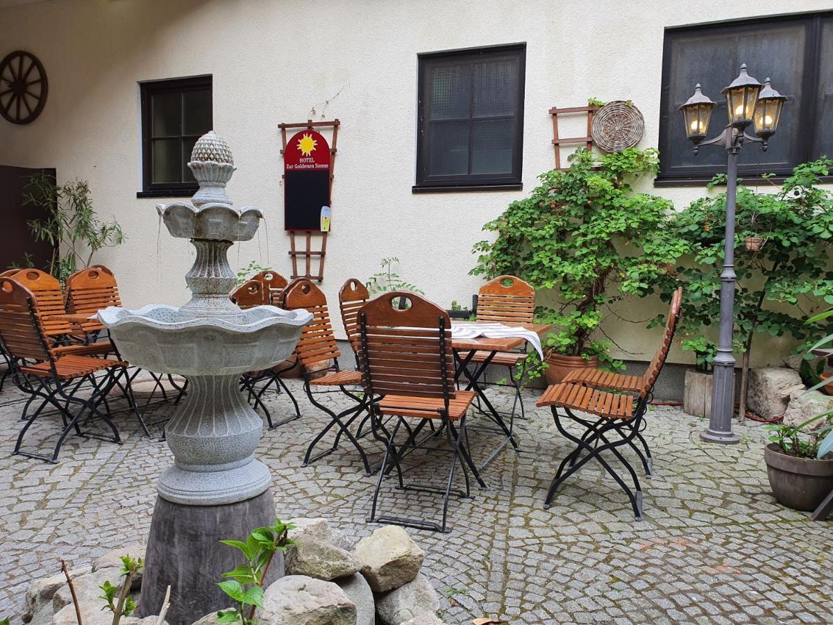 Hotel Zur Goldenen Sonne Quedlinburg Exteriér fotografie